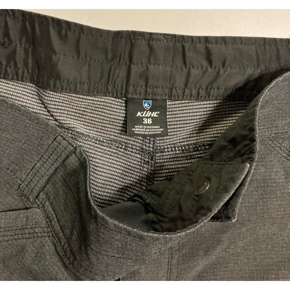 Kuhl Renegade Mens 36 Shorts Charcoal Gray Hiking Travel Quick Dry Technical - Picture 3 of 8